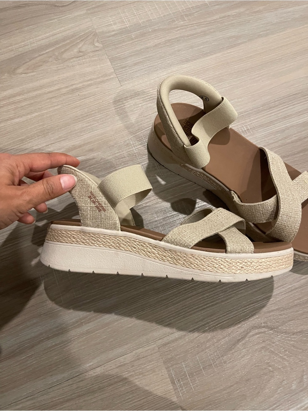 NWT Skechers BOBS WOMENS SLIP-INS SUN RAY-BRIGHT SANDAL - Picture 4 of 6